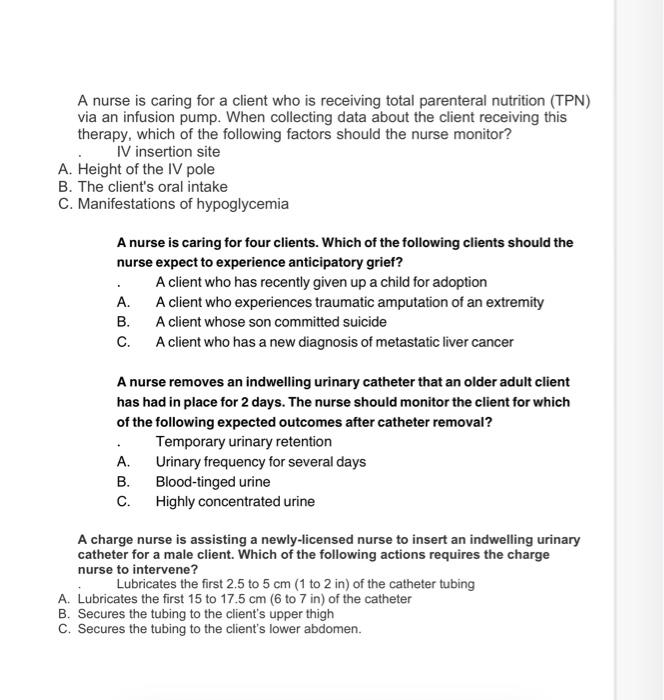 Solved A nurse is administering a tapwater enema to a