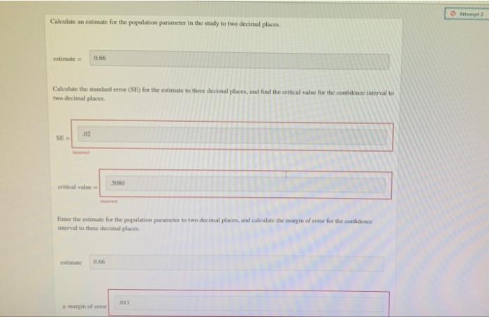 Solved Alemata Calculate an estimate for the population | Chegg.com