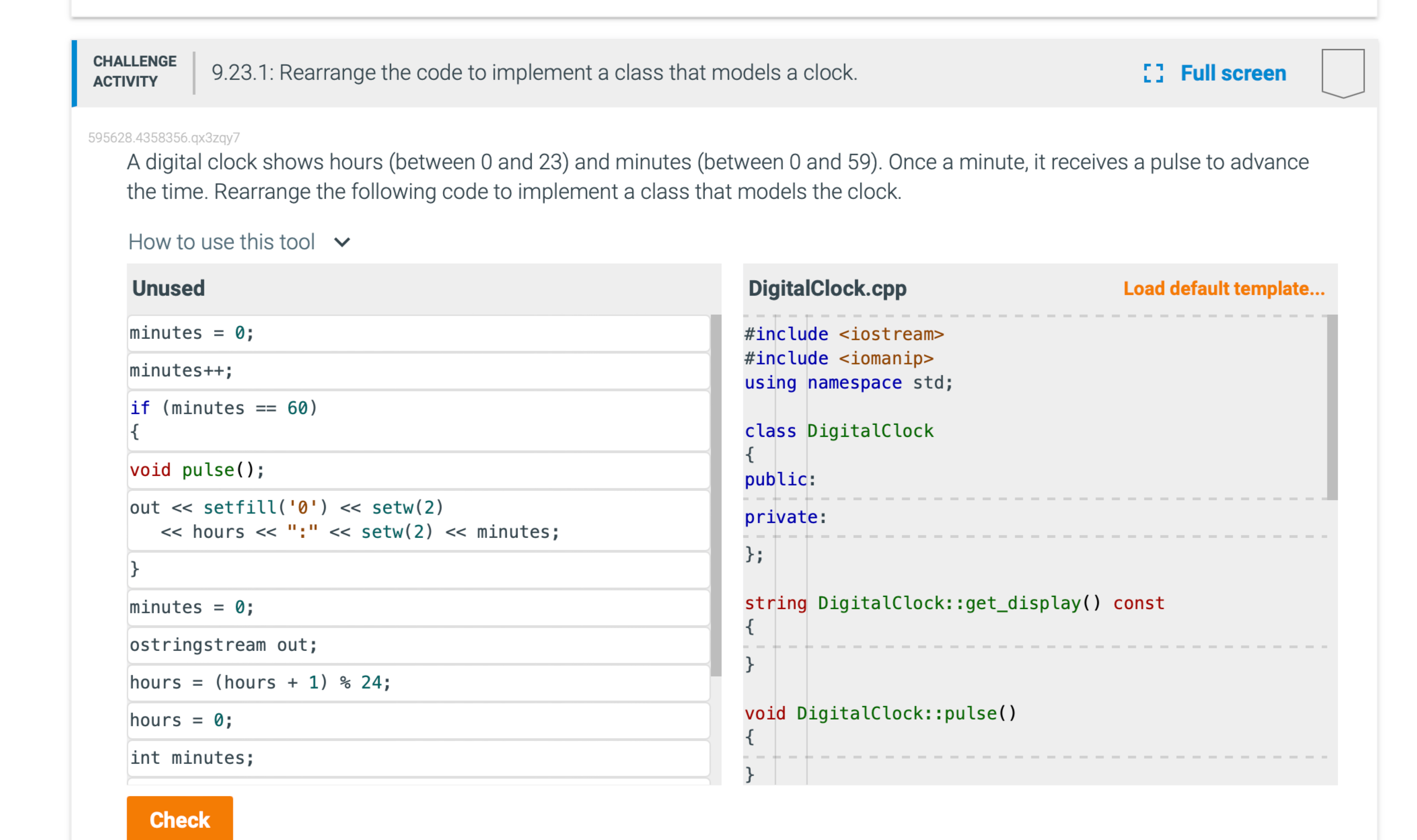 Solved A digital clock shows hours (between 0 ﻿and 23) ﻿and | Chegg.com