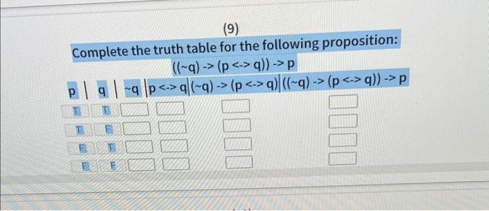 Solved Complete the truth table for the following | Chegg.com
