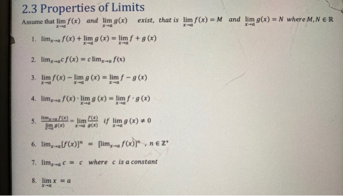 Solved 5) Evaluate the limits of the composite functions