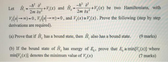 Solved 1 2 N 2 Let V X And E V X Be Two H Chegg Com