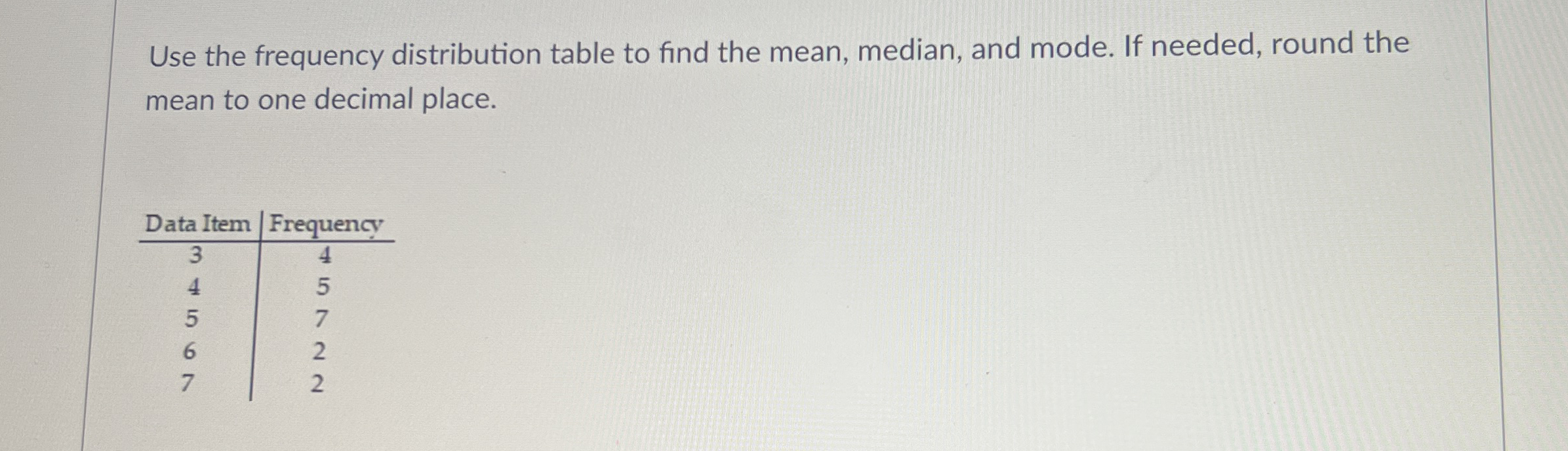 Solved Use the frequency distribution table to find the