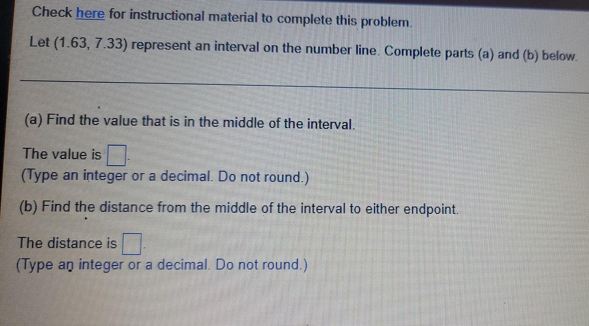 Solved Check here for instructional material to complete | Chegg.com