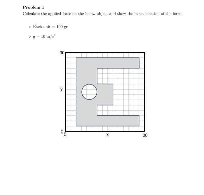 Solved Problem 1 Calculate the applied force on the below | Chegg.com