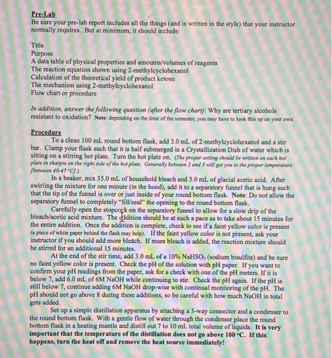 Pre-Lab
Be sure your pre-lab report includes all the things (and is written in the style) that your instructor normally requi