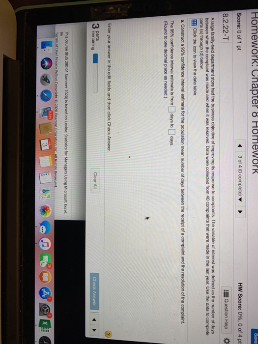 Solved Homework: Chapter 8 Homework Save Score: 0 of 1 pt 3 | Chegg.com