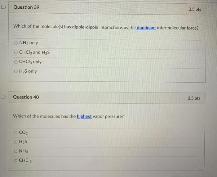 Solved Consider The Lewis Structures Of The Following Chegg Com