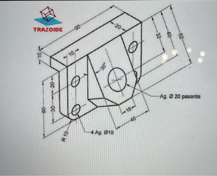 Solved help how can i draw the middle part in invetor | Chegg.com