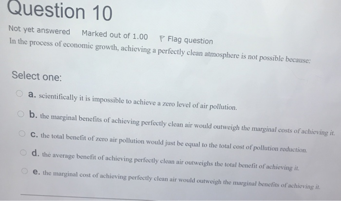 Solved Question 10 Not yet answered Marked out of 1.00 P | Chegg.com