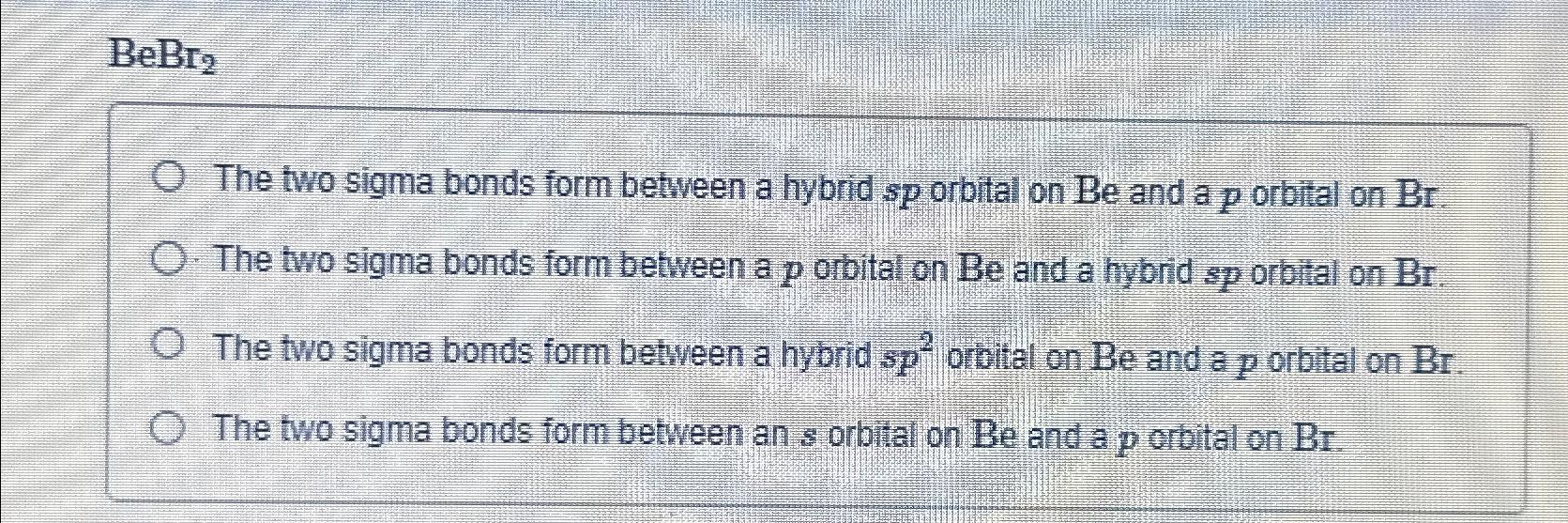 Solved Indicate which orbitals overlap to form the sigma | Chegg.com
