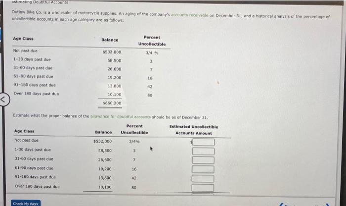 solved-estimating-doubtful-accounts-outlaw-bike-co-is-a-chegg