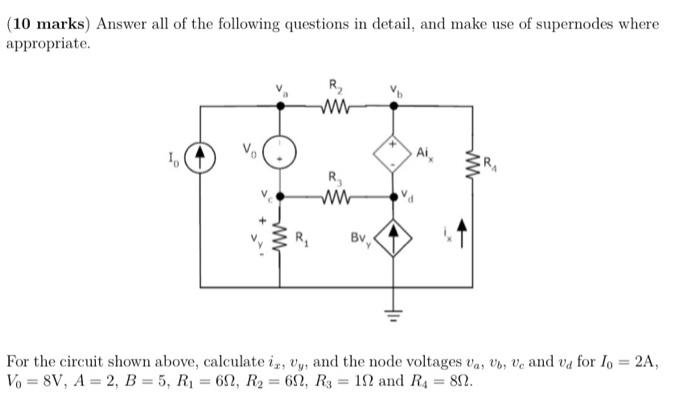 Solved (10 Marks) Answer All Of The Following Questions In | Chegg.com