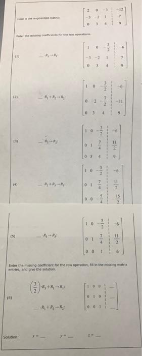 Solved ⎣⎡2−300−23−314−1279⎦⎤ | Chegg.com