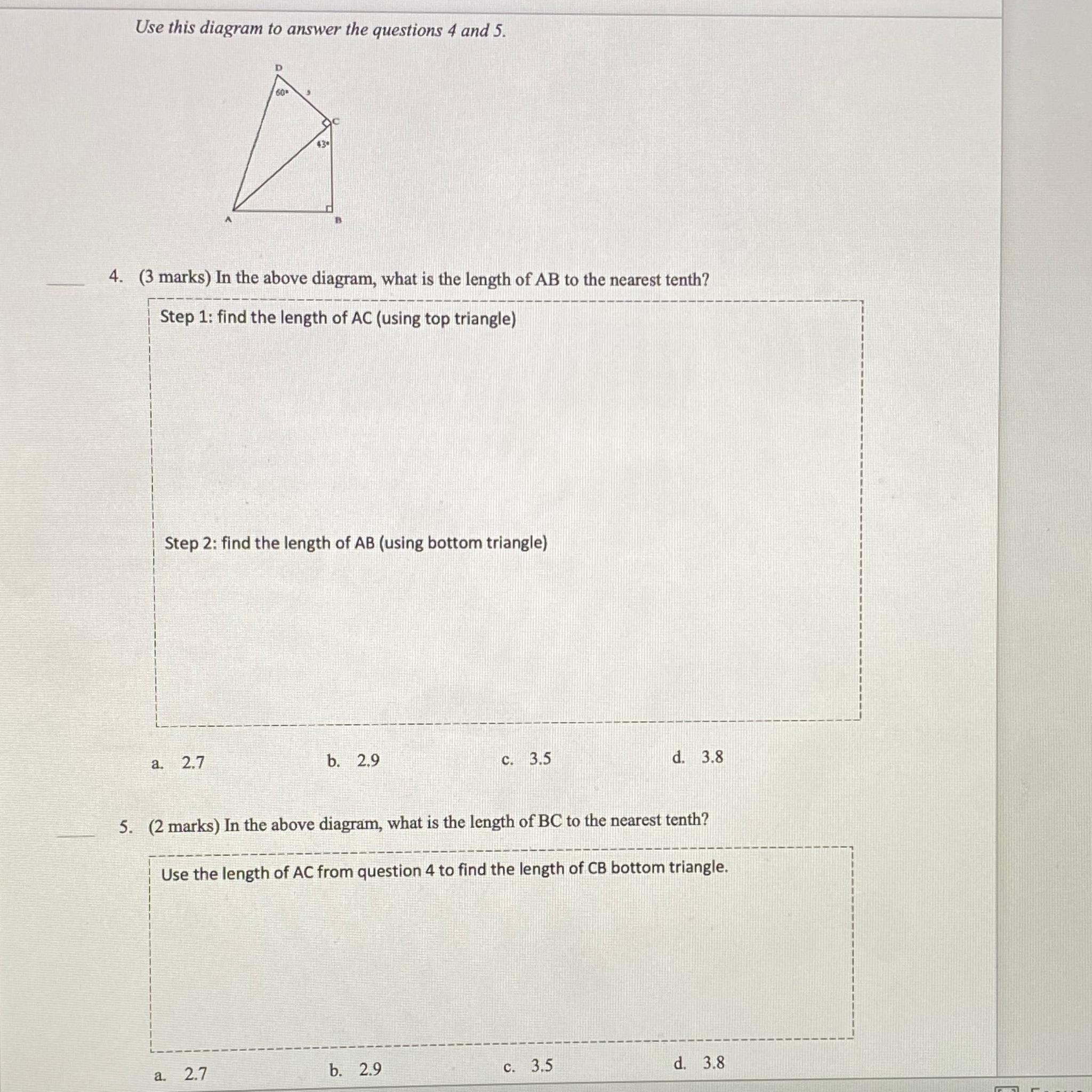 Solved Use This Diagram To Answer The Questions 4 ﻿and | Chegg.com