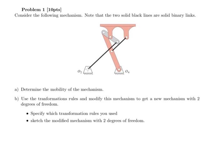Solved Problem 1 [10pts] Consider the following mechanism. | Chegg.com