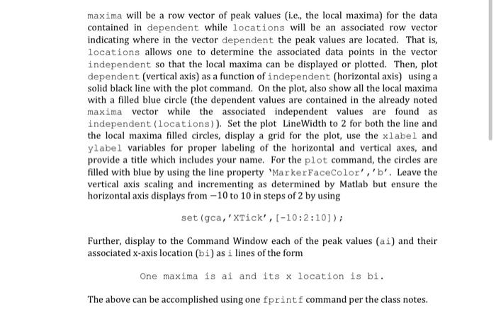 Solved 1. Write a Matlab script file to load (doc load) the | Chegg.com