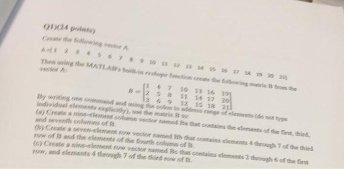 Hello, please solve the question on the matlab | Chegg.com