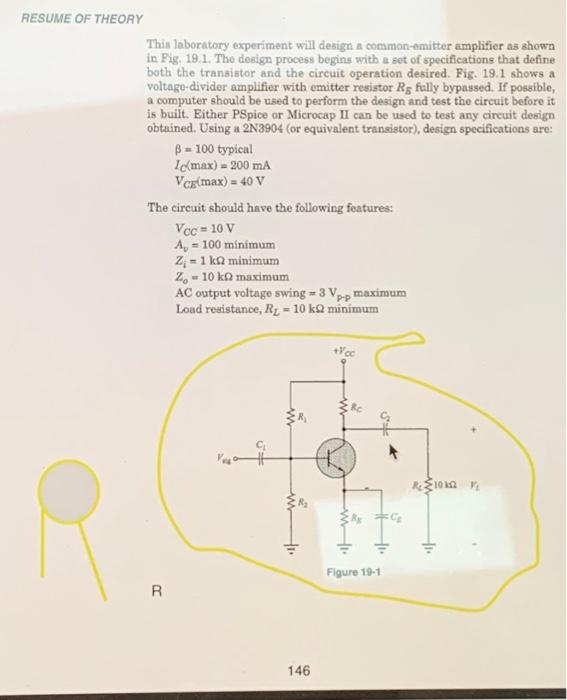 This laboratory experiment will design a | Chegg.com