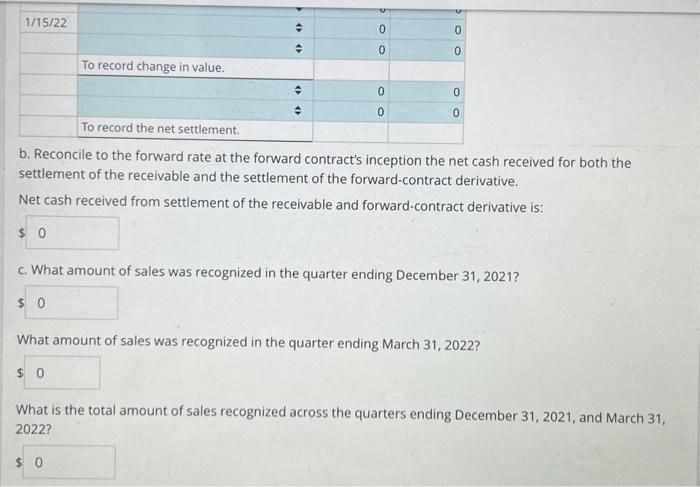 Solved Forward Exchange Contract Designated As A Fair Value | Chegg.com