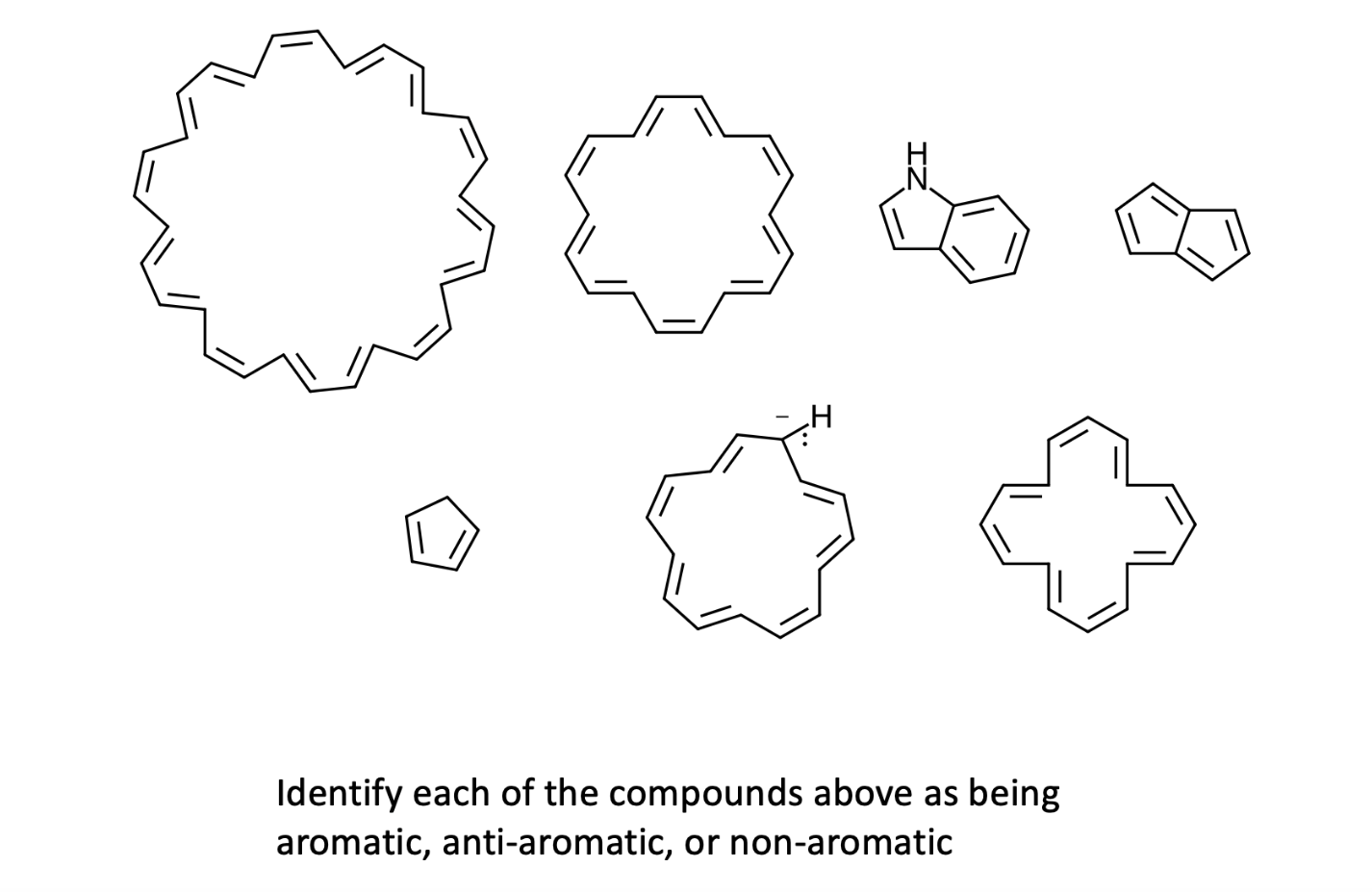 Solved Identify each of the compounds above as | Chegg.com