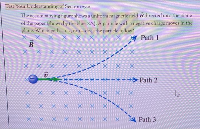 Solved t Your Understanding of Section 27.2 The accompanying | Chegg.com