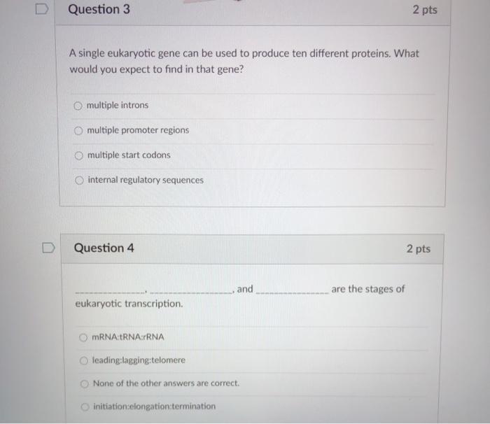 Solved D Question 1 2 pts Which of the following is a | Chegg.com