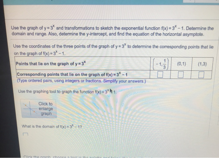 Use The Graph Of Y 3 And Transformations To Sketch Chegg Com