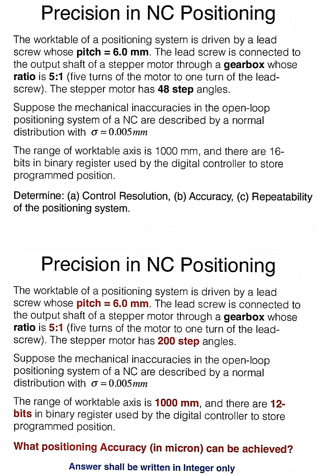 Solved Please solbr all parts even the last part of accuracy | Chegg.com