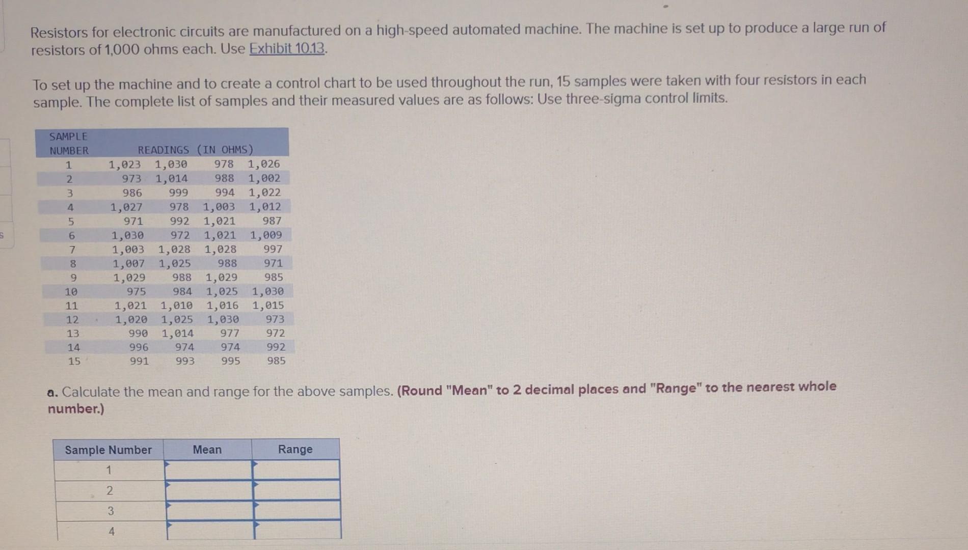 Solved Resistors for electronic circuits are manufactured on