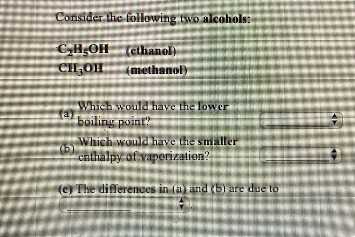 Solved Consider The Following Two Thiols C Hsh C H Sh Chegg Com