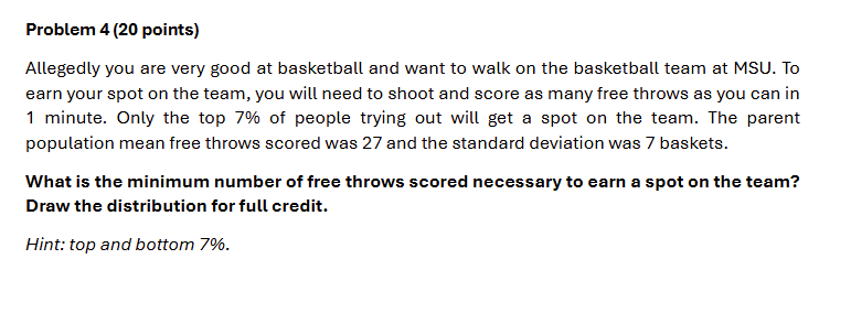 Solved Problem 4 (20 ﻿points)Allegedly you are very good at | Chegg.com