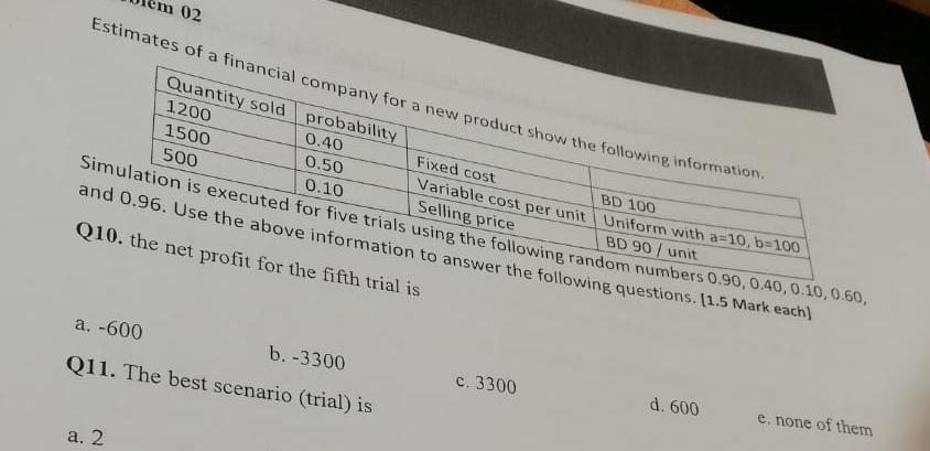 solved-estimates-of-a-financial-company-for-a-new-product-chegg