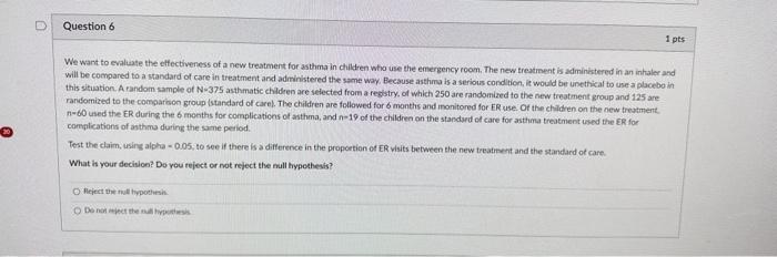 Solved intro to biostatistics. - in this example from ghd | Chegg.com