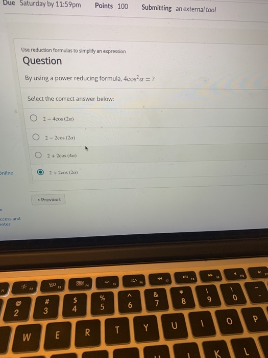 Solved Due Saturday by 11:59pm Points 100 Submitting an | Chegg.com