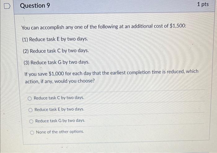 Solved For questions 2 to 10 , please consider the following | Chegg.com