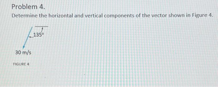 Solved Problem 4. Determine The Horizontal And Vertical | Chegg.com