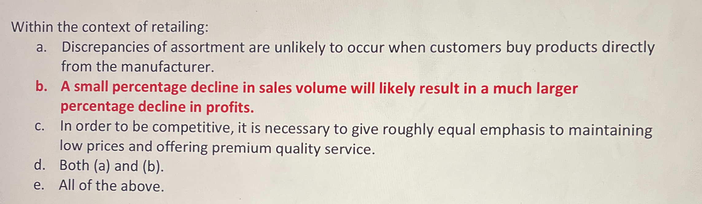 Solved Within the context of retailinga. ﻿Discrepancies of