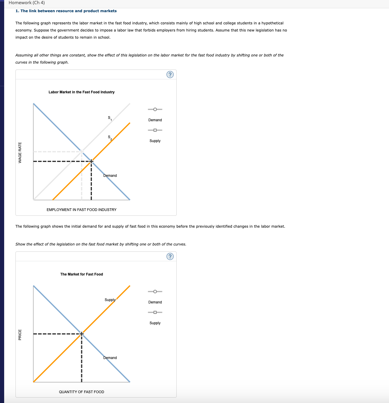 Which Of The Following Occur In The Resource Market Solved Homework (Ch 4)The link between resource and product | Chegg.com
