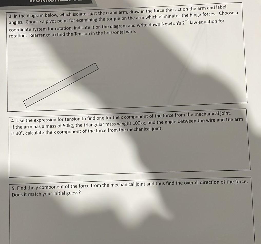 Solved WORKSHEET 2 Statics is the analysis of stationary