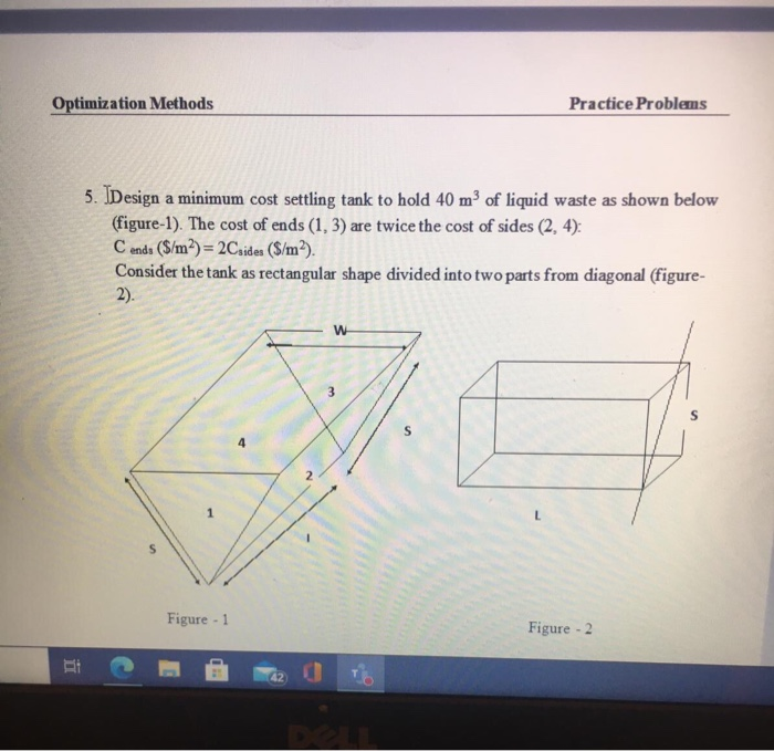 Solved Optimization Methods Practice Problems 5. TDesign a | Chegg.com