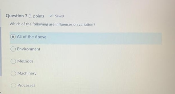 Solved Question 7 (1 Point) Saved Which Of The Following | Chegg.com