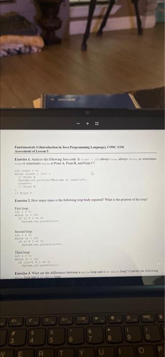 Solved YY F2 N 3 Fundamentals I (Introduction in Java | Chegg.com