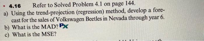 Solved 4.16 Refer to Solved Problem 4.1 on page 144. a) | Chegg.com