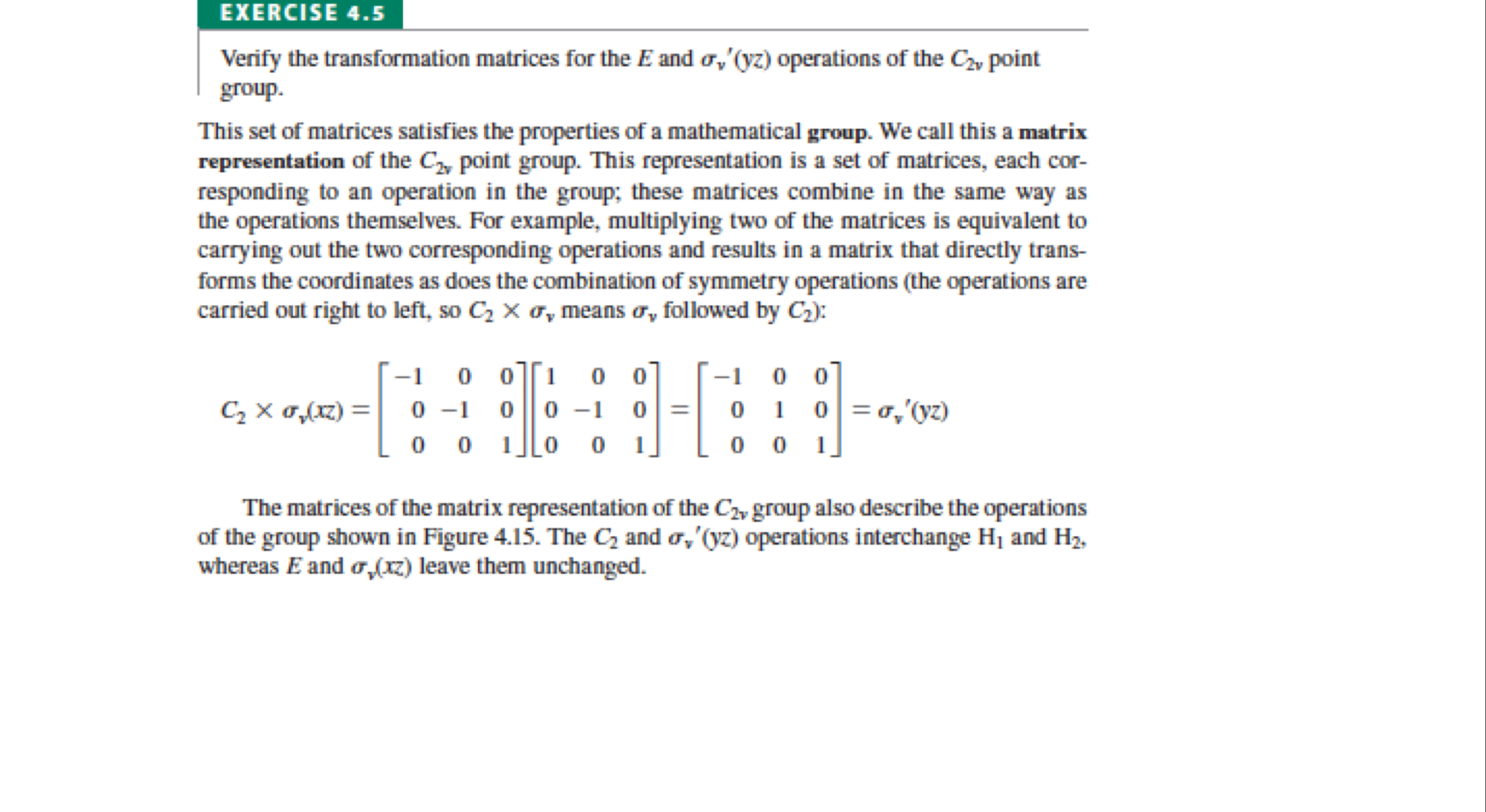 Solved EXERCISE 4.5Verify the transformation matrices for | Chegg.com