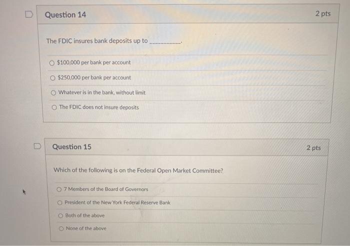 Solved D Question 12 2 pts Which of the following is | Chegg.com