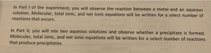 Solved Table of Solubility of Select lonic Compounds in | Chegg.com