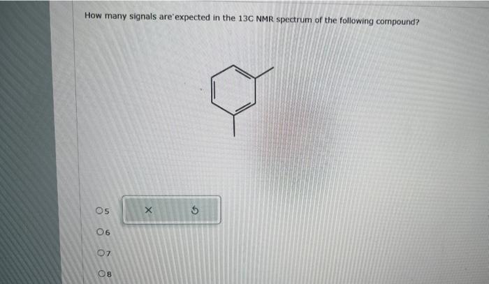 Solved How Many Signals Areexpected In The 13c Nmr Spectrum 2415