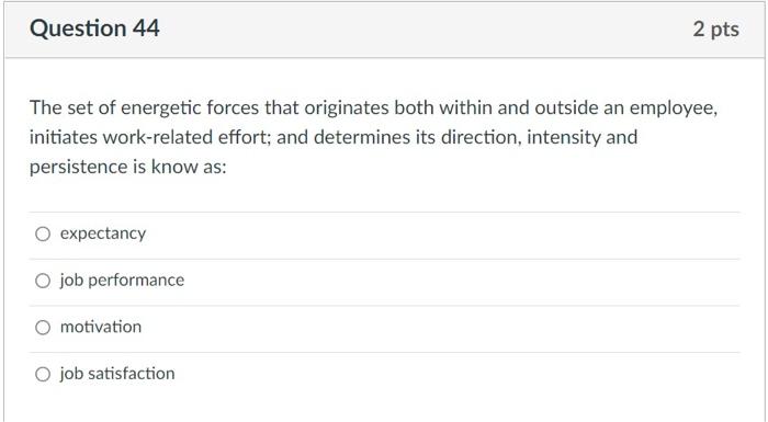 Solved Question 41 2 pts Which of the following is true | Chegg.com