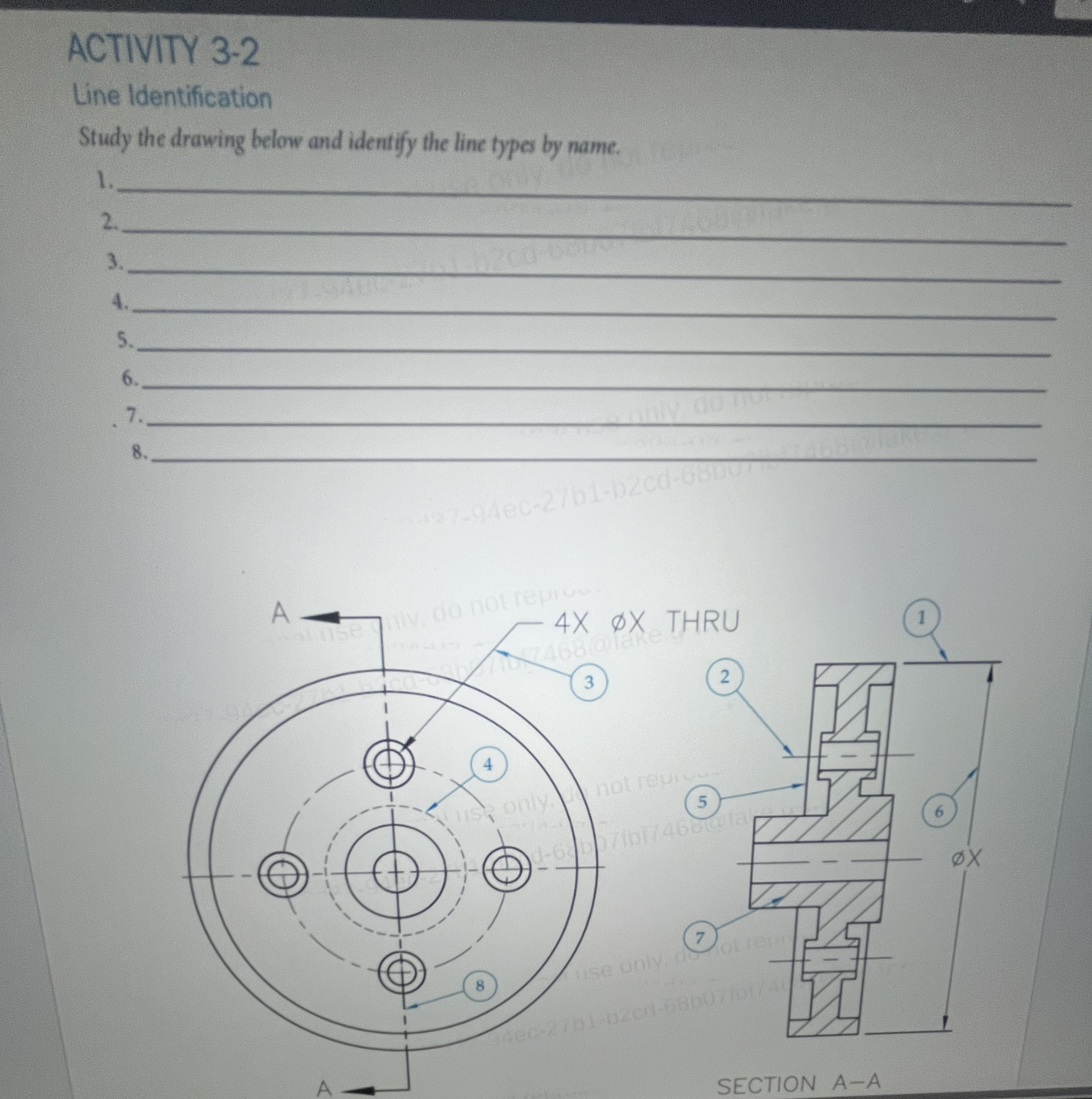 Solved ACTIVITY 3-2Line IdentificationStudy the drawing | Chegg.com